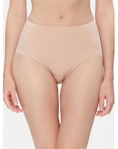 Классические женские трусы с высокой талией 19191, бежевый Ysabel mora