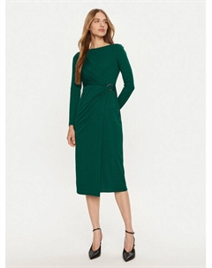 Коктейльное платье облегающего кроя 253919794004, зеленый Lauren ralph lauren