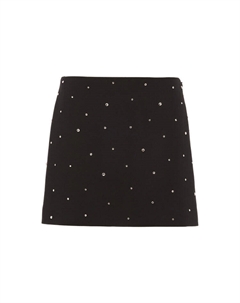 Повседневная юбка женская черная Miu miu