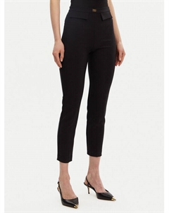 Брюки прямого кроя PA-077-51E2-V320, черный Elisabetta franchi