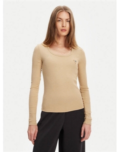 Блузка обычного кроя V4BP07 K8RT2, бежевый Guess