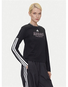 Блузка обычного кроя Tiro Cut 3-Stripes Mesh JG4085, черный Adidas