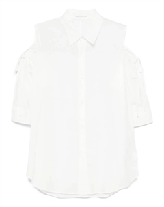 Рубашка с вырезами, белый Yohji yamamoto
