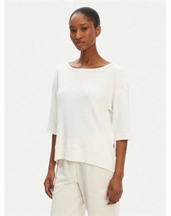 Блузка свободного кроя Ottoman 50540029, экрю Boss