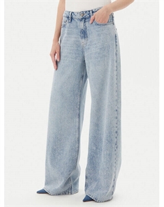 Джинсы с широкими штанинами W5YA82 D5QKA, синий Guess