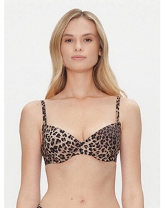 Верх бикини Animalia 301859 Hunkemöller, коричневый Hunkemoller