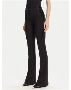 Брюки прямого кроя PA-083-51E2, черный Elisabetta franchi