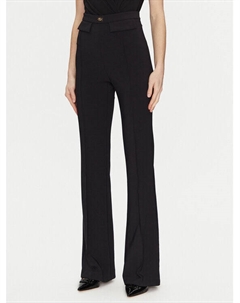 Брюки прямого кроя PA-078-51E2-V300, черный Elisabetta franchi