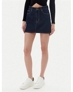 Джинсовая юбка обычного кроя W5YD0Q D5M4C, синий Guess