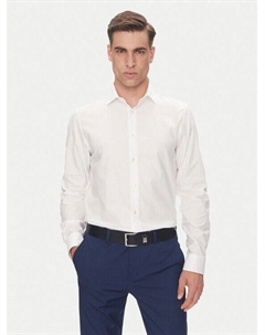 Рубашка обычного кроя LV019EU021, белый Calvin klein