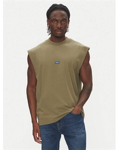 Майка стандартного кроя Navertz 50509773, зеленый Hugo