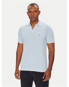 Рубашка поло стандартный крой MW0MW39531, голубой Tommy hilfiger