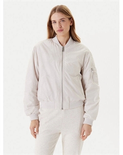 Куртка-Бомбер стандартный крой W5YL08 WHDK2, экрю Guess