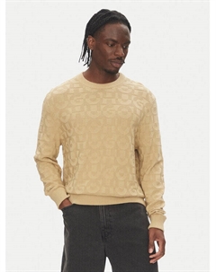 Свитер обычного кроя 50543785, бежевый Hugo