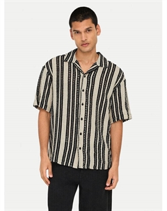 Рубашка обычного кроя Dani 22030511, бежевый Only & sons