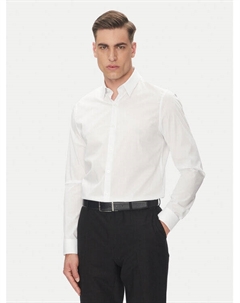 Рубашка облегающего кроя Essential LV019EU030, белый Calvin klein