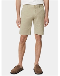 Шорты из ткани обычного кроя M23 0029 15036, бежевый Marc o'polo