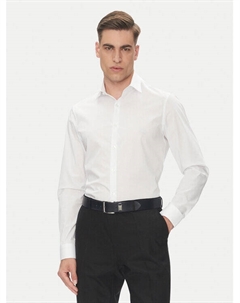 Рубашка облегающего кроя Essential LV019EU000, белый Calvin klein