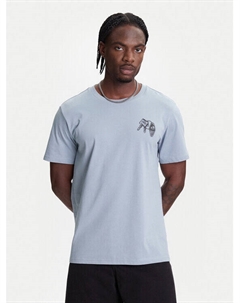 Футболка обычного кроя Skeleton Party 10027726-A03, голубой Converse