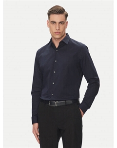 Рубашка облегающего кроя Essential LV019EU000, синий Calvin klein