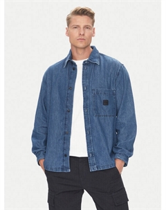 Джинсовая рубашка стандартный крой Laredo 50544660, синий Boss
