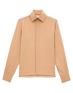 Рубашка мужская бежевая, цвет Apricot Cream Saint laurent