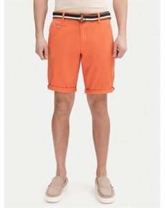 Шорты облегающего кроя из ткани Royce 70-039, оранжевый Indicode