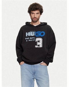 Свободный крой толстовка Nesidi 50544196, черный Hugo