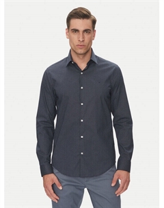 Рубашка облегающего кроя LV019EU005, синий Calvin klein