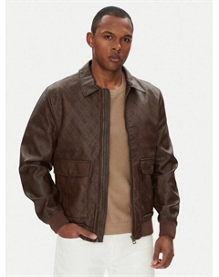 Куртка из искусственной кожи прямого кроя M5YL01 WGUC0, коричневый Guess