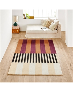 Ковер из шерсти Traviato разноцветный Laredoute