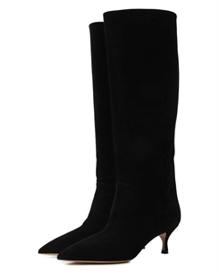 Замшевые сапоги Julia Plonge Casadei