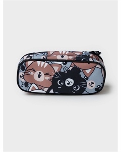 Пенал текстильный для девочек School by playtoday