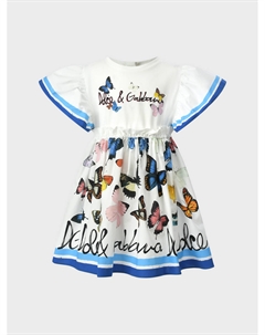 Платье, принт бабочки Dolce&gabbana