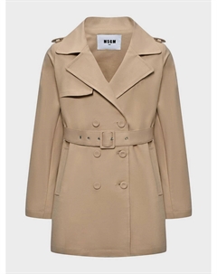 Плащ двубортный с поясом Msgm