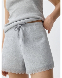 Пижамные шорты с кружевом Sela