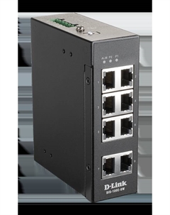 Коммутатор промышленный неуправляемый DIS-100E-8W/A1A 8 портов 10/100Base-TX, QoS D-link