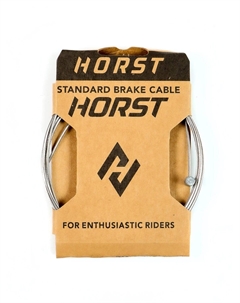 Тросик тормоза, ниппель 7х6мм,19 жил 1,5х2000мм, серебристый, 00-170204 Хорст