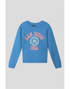 Свитшот хлопковый с принтом Ovs