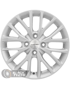 Литой диск KHW1506 6x15/4x100 D60.1 ET40, Серебристые Khomen wheels