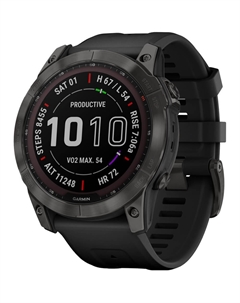 Смарт-часы Garmin Fenix 7X Sapphire Solar/Gray-Black