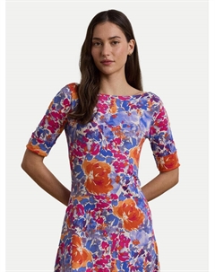 Платье на каждый день обычный крой 250972596001, мультиколор Lauren ralph lauren