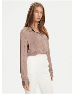 Рубашка обычного кроя W5YH1A WHCR2, бежевый Guess