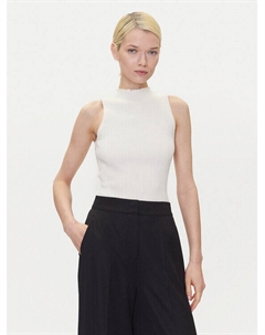 Облегающая блузка Sarepilk 50542597, экрю Hugo