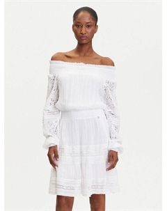 Платье на каждый день классического кроя W5GK24 WE550, белый Guess