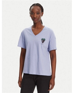 Футболка обычного кроя WA5366 JS904, фиолетовый Liu jo