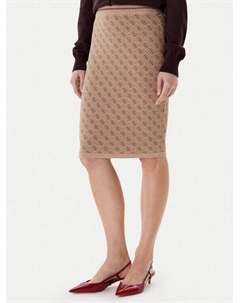 Юбка-Карандаш стандартный крой W4BD53 Z37K0, бежевый Guess