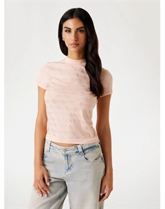 Футболка обычного кроя W4BI26 J1314, розовый Guess