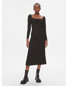 Платье на каждый день обычный крой Navenda 50508645, черный Hugo
