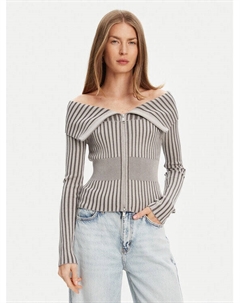 Облегающий свитер W5YR03 Z30I2, серый Guess